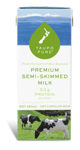 Long life semi skimmed milk