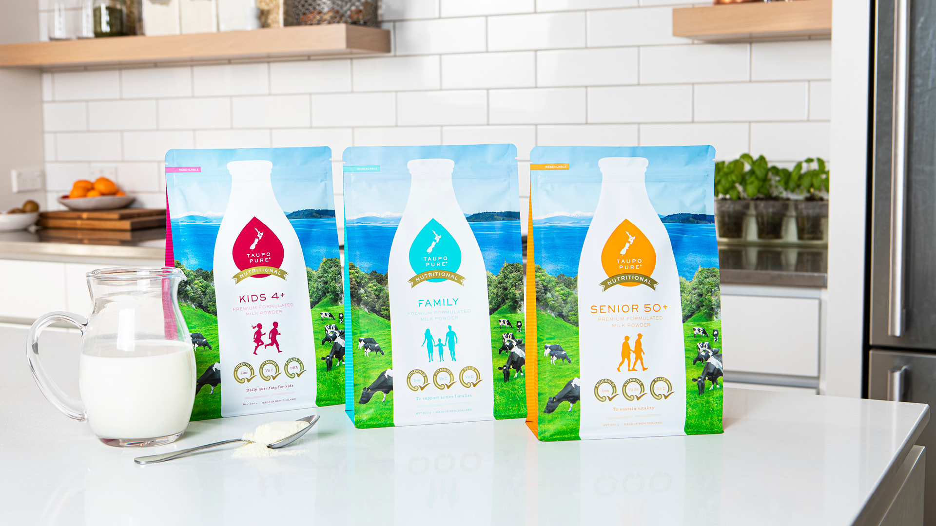 Nutritional Range packaging